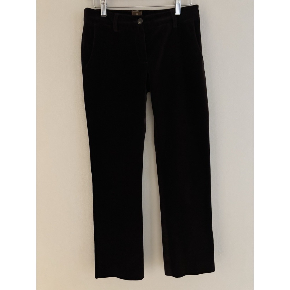 Vintage Guy Rover Chocolate Brown Velvet Pants Women's Size 0 Old Money Academia